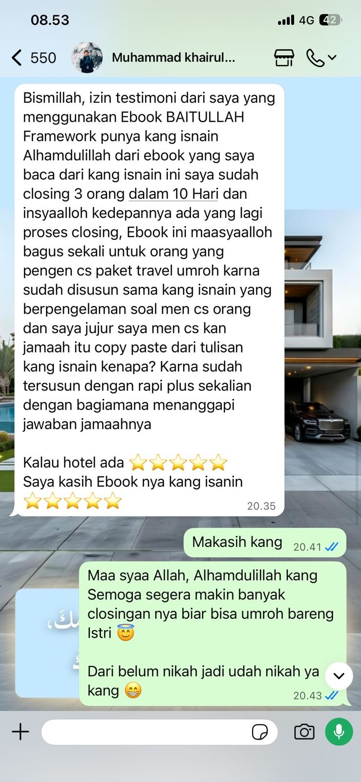 Closing 3 Orang